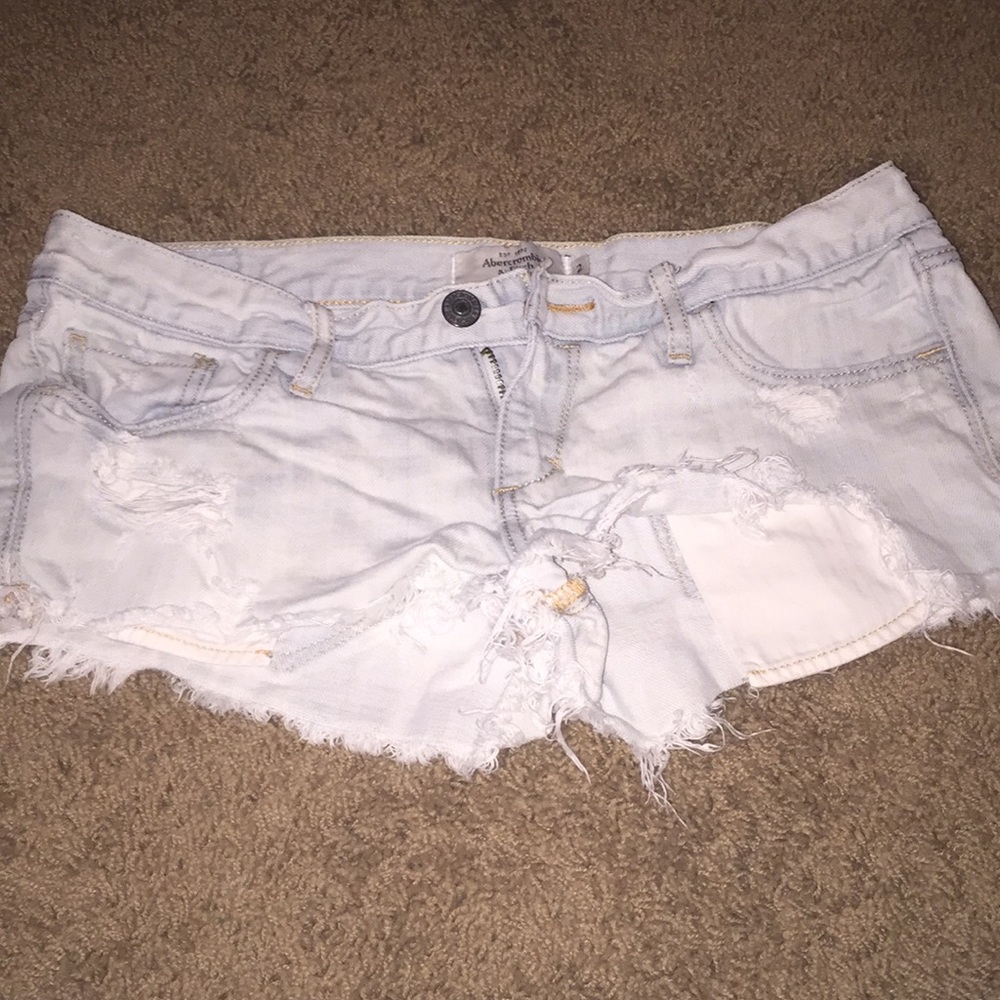 Abercrombie distressed shorts